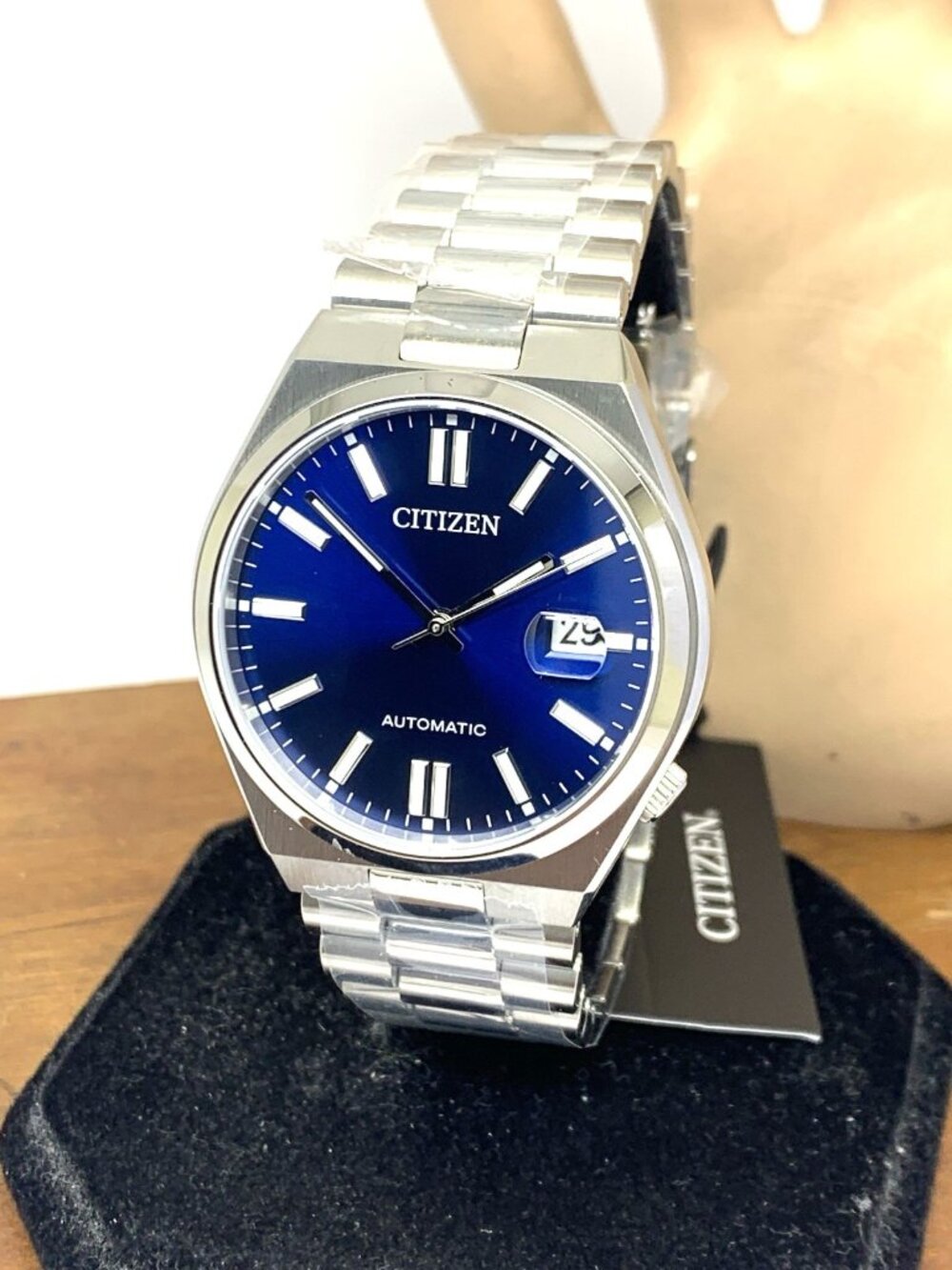 Citizen Men's Watch NJ0150-56L Tsuyosa Automatic Blue Dial Silver Steel 40mm